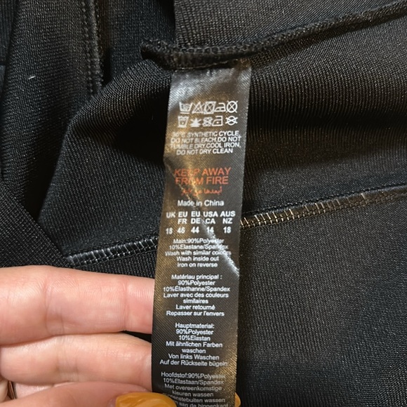 NWT Boohoo faux boned corset bodycon dress size 14 - Picture 8 of 8